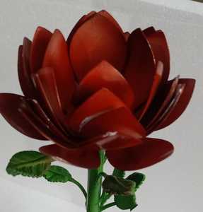 Cadeaux décoratifs de mariage de fleur en métal de Style religieux antique poli Article de couple heureux pour des articles de mariage de modèle de Couples - Product Image 4