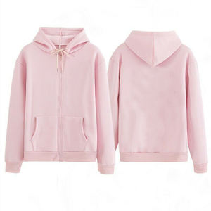 OEM-Sudadera con capucha para mujer, ropa deportiva larga personalizada, con cremallera y bolsillo oculto, de alta calidad - Product Image 1