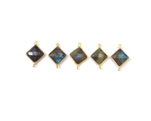 Natural Labradorite Gemstone With Gold Plated Handmade Fashionable <b>Gift</b> Fort <b>Her</b> Jewelry Necklace Bezel Connector - Product Image 1