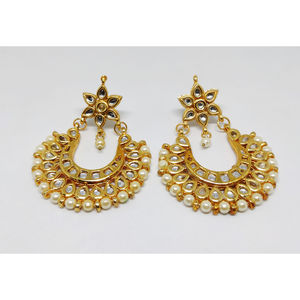 Boucles d'oreille en laiton doré pour femmes et filles, accessoires de styliste, en laiton doré, nouvelle mode - Product Image 2