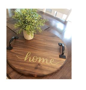 Custom logo Wooden Design Serving <b>Tray</b> Indoor Party Wedding and Home Decor Food Serving <b>Drink</b> Serving Design <b>Tray</b> - Product Image 1