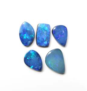 Cabujones de ópalo australiano Natural, forma mixta de ópalo de 13 a 16x11mm x 9mm, piedras preciosas - Product Image 2