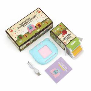 Mainan pendidikan dini Plug-in Card <span class=keywords><strong>Learning</strong></span> bahasa, mesin kartu Bilingual kartu Flash untuk baterai Anak - Product Image 4