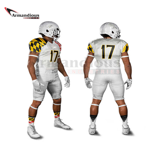 Prix de gros Uniforme de football américain pour adultes à manches courtes respirant Taille Plus Caractéristique Coût - Product Image 6