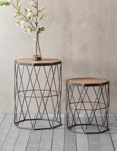 Sunburst Round Aluminium Table Set of 2 Modern Round Made in India Top All Office Home Room Restaurant Super Market 2022 Best - Product Image 6