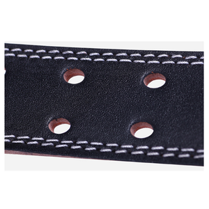 Correa de cuero genuino ajustable para levantamiento de pesas, cómoda y duradera, 10cm con hebilla de acero para entrenamiento de gimnasio - Product Image 5