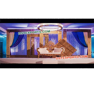 Cadres Photo en Fiber de or pour fête de mariage, panneaux rectangulaires, décoratifs indiens, 12 pièces - Product Image 1