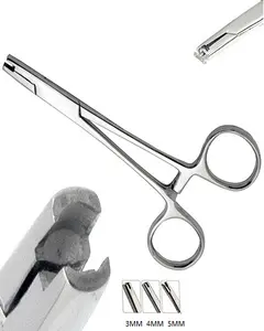真皮锚钳-用于微皮插入体穿刺工具优质医用级不锈钢制造