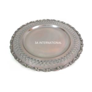 Plato de Metal Ecológico de Calidad Hotelera, Elegante Plato para Servir Alimentos en Bodas y Cenas en Casa, Plato para Servir Ensaladas - Product Image 1
