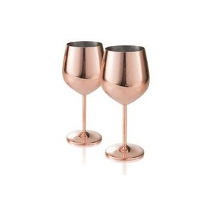 Gobelet de vin en cuivre et or Rose, gobelet en métal, ensemble de verres à vin directe du extracteur indien - Product Image 1