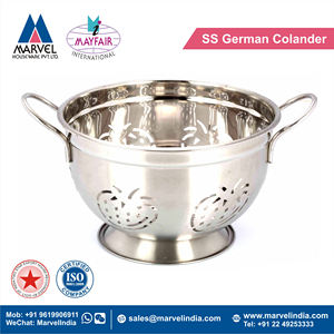 Escurridor de Frutas y Verduras Regular de Acero Inoxidable de Alta Calidad para Exportación, Colador Alemán - Product Image 2
