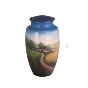 Adult Cremation <b>Urn</b> for Human Ashes <b>Large</b> Male Female Size 220 Cubic Inches Wholesale Burial Funeral Supplies METALLIC ELEGANCE - Product Image 3