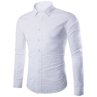 Chemises décontractées à manches longues pour hommes, dernier design, 100 % coton, écologiques, respirantes, anti-boulochage, logo personnalisé OEM, automne