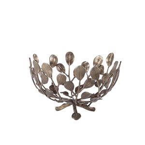 Aluminium Decorative Food Serving <b>Bowl</b> Customized Shape And Size Tableware Sweets <b>Snacks</b> <b>Bowl</b> For Sale - Product Image 1