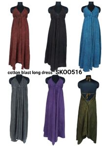 Indian Boho Solid Color Traditional Cotton Plain <b>Dress</b> for Stylish Ladies and Trendy Fashion <b>Dress</b> Casual Wear 2022 - Product Image 2