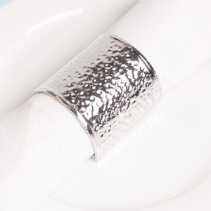 Meilleur exportateur dans le design tendance de l'Inde Rond de serviette en aluminium plaqué or de qualité pour les fêtes Rond de serviette en métal stocké - Product Image 4