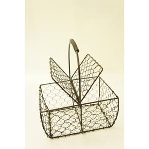 Porte-oeufs en métal de conception de coeur support pour six oeufs gris enduit de poudre fer ustensiles de cuisine support de stockage de table pour usage domestique - Product Image 5