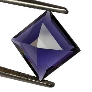 ไอโอไลท์ธรรมชาติขนาด4มม. เจียระไนเหลี่ยมเพชรพลอยหลวมต่อชิ้น - Product Image 4