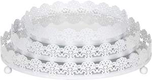 Bandeja DE SERVICIO DE ACERO INOXIDABLE hecha a mano de alta calidad con asas doradas, artículo superventas - Product Image 2