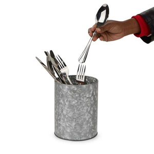 Galvanized and <b>Copper</b> Metal Caddy - Product Image 2