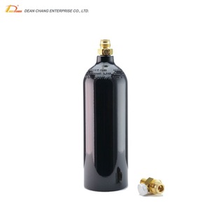 ถัง CO2อลูมิเนียมอัลลอยขนาด20ออนซ์พร้อมวาล์วพินอุปกรณ์เสริมสำหรับเพนท์บอล