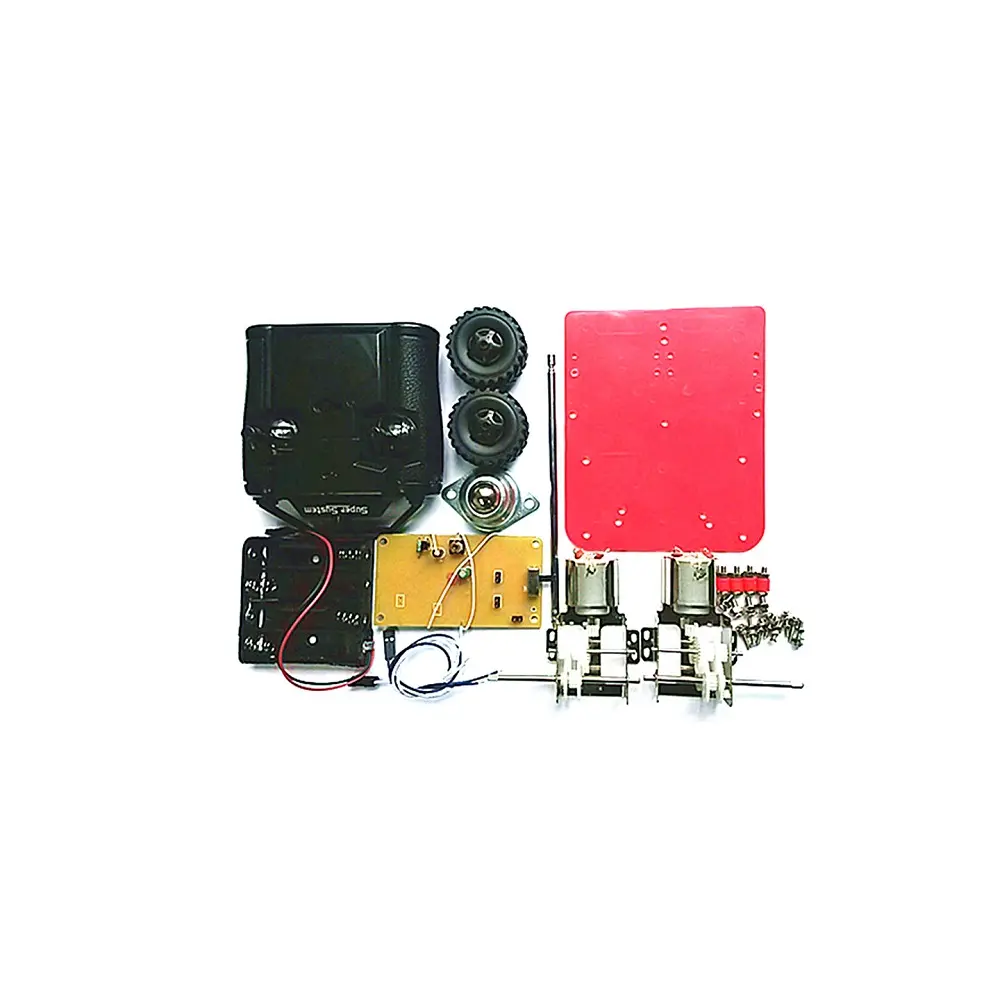 Soldering DIY RC car kit electronics kit