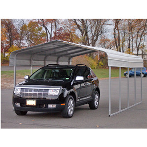 Abri de voiture préfabriqué en gros, Garages préfabriqués, Abri de voiture portable à structure métallique, Auvent de voiture amovible, Auvent extérieur 20x20 - Product Image 4