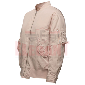 Blouson bombardier en Nylon kaki pour hommes, léger, doublure en cachemire, Design personnalisé, offre spéciale - Product Image 3