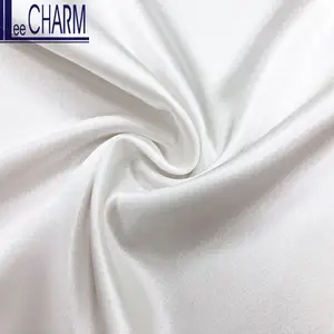LCL323 Wholesale 96.5% Polyester 3.5% Spandex Stretch Soft Thin Satin Sleepwear Pajamas Fabric