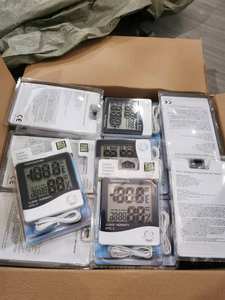 Thermohygromètre numérique intérieur/<span class=keywords><strong>extérieur</strong></span>, <span class=keywords><strong>thermomètre</strong></span>, hygrothermographe - Product Image 3