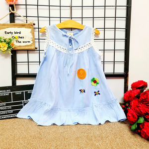 Vestido 100% de algodón para niñas, ropa de fábrica para la exportación a granel - Product Image 4