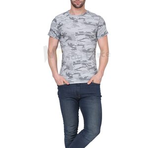 เสื้อยืดผู้ชายคอกลมแขนสั้นพิมพ์ลายสำหรับผู้ชายเสื้อยืดผ้าฝ้ายโพลีเอสเตอร์ออกแบบได้ตามต้องการ - Product Image 5