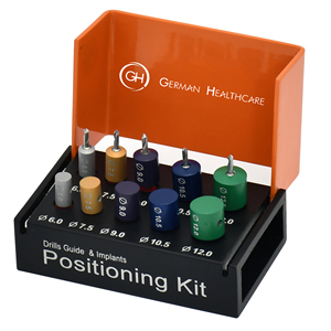 Surgical Dental <b>Drill</b> <b>Guide</b> and Implant Positioning Kit Titanium Guided Surgery Pins - Product Image 1