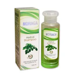 Champú de Moringa de alta calidad, 120 ml, certificado iso estándar, OEM, ODM, a base de hierbas, moringa, Shampoo de champú