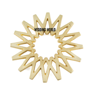 Metal <b>Trivet</b> Round Shape Silver Color Decorative Handmade <b>Trivet</b> Round Shape Unique Designer Handmade Metal <b>Trivet</b> - Product Image 3