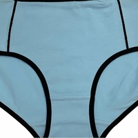 Ropa Interior Femenina de Color Sólido con Diseño Estampado, Lencería para Chicas, Tallas Grandes, Prendas Interiores sin Costuras, Bragas para Mujer