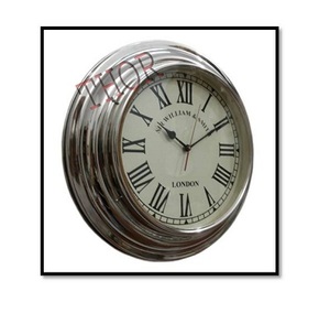 Đồng hồ treo tường màu đen/CHROME thạch anh im lặng không tích tắc thiết kế tròn cho phòng ngủ văn phòng phòng khách hiện đại - Product Image 1