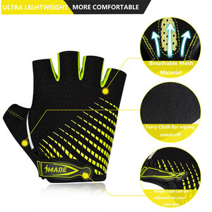 Safety Anti-Slip Palm Guard Driven Cycling Gloves Outdoor Sports <b>Biking</b> Unisex Soft Comfortable Half <b>Finger</b> Riding Gloves Best - Product Image 2