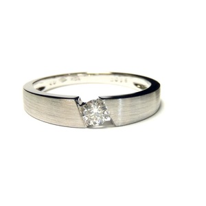 Vente en gros - Best-seller - Ensemble de mariage classique pour femmes - Bague de fiançailles en or blanc massif 18 carats avec diamants véritables - Product Image 1