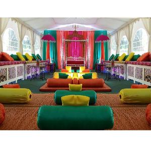 Decoración Popular con Temática Árabe Mehndi, Decoraciones para Fiestas con Temática Marroquí Árabe, Decoración Asiática Mehndi con Camas Marroquíes - Product Image 1