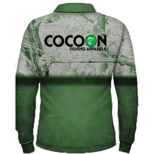 2025 hommes personnalisé haute qualité pêche en plein air Polo Jersey à la mode chemises à manches longues respirant 100% Polyester - Product Image 5