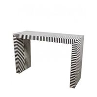 Incrustation d'os floral Table Console extensible motif cascade moderne pour salon chambre Hall cuisine bureau à domicile