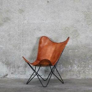 Handmade Genuine Leather Butterfly <b>Chair</b> <b>Cover</b> Rustic <b>for</b> Outdoor Living Room Furniture Brown Color Replacement <b>Cover</b> <b>for</b> <b>Chairs</b> - Product Image 3