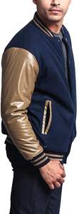 2025 Veste de baseball Letterman pour hommes Design personnalisé Veste de baseball pour hommes - Product Image 4