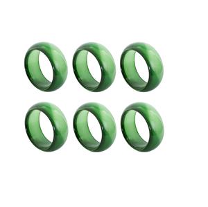 Anneau porte-serviette en résine Unique Love, anneau fait à la main, rond en maille dorée, anneau porte-serviette à vendre - Product Image 5