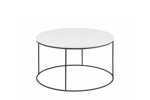 Modern Nesting Coffee <b>Tables</b> Gold Plated Iron Frame Marble White Top Living Room <b>Centre</b> <b>Table</b> Rust Proof Coated Home Furniture - Product Image 4