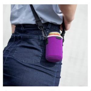 Tracolla regolabile in Neoprene isolato tozzo e può indossare borsa termica da 12 once per bevande energetiche bevande lattine di birra - Product Image 6