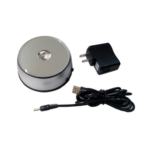 Boshi Bạc Nhựa <span class=keywords><strong>LED</strong></span> Cơ Sở Ánh Sáng Cho Màn Hình Hiển Thị Với Pha Lê Quay <span class=keywords><strong>LED</strong></span> Cơ Sở - Product Image 5