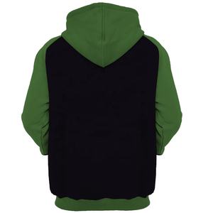 Sweats à capuche épais de haute qualité unisexe surdimensionnés 100% coton polaire motif imprimé grande taille saison d'hiver - Product Image 6