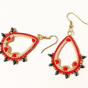 Pendientes de cuentas Miyuki, felicidad hecha a mano - Product Image 1